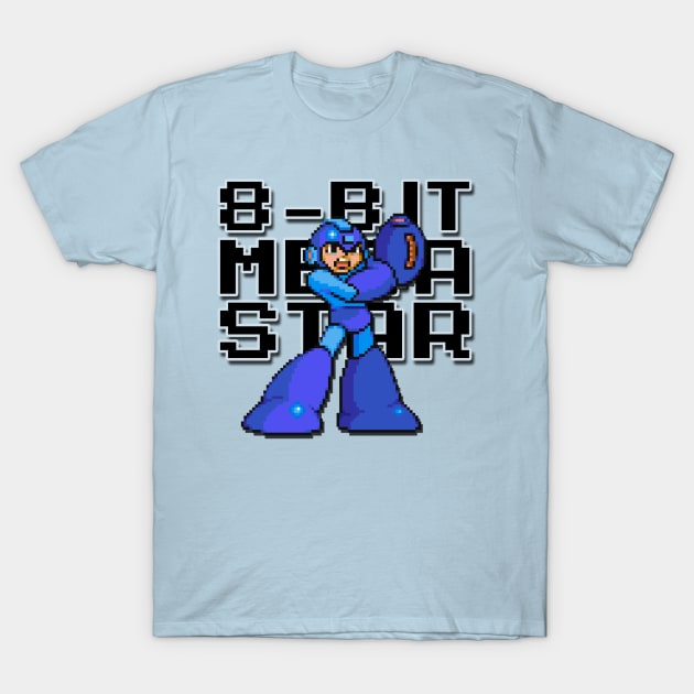 8 Bit Megastar T-Shirt by RetroCheshire